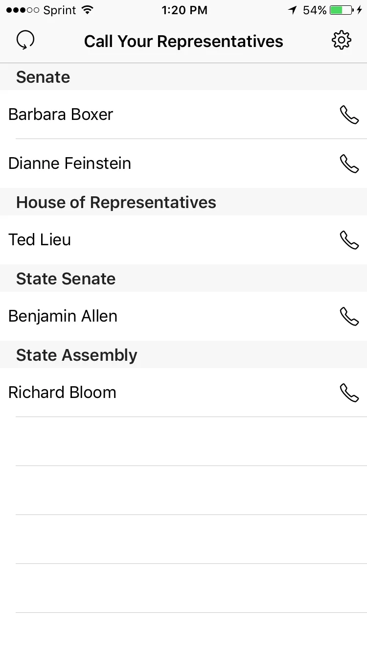Call Your Reps screenshot 1